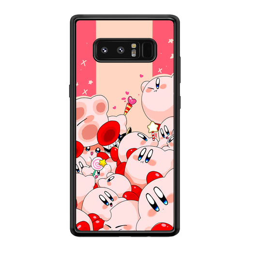 Kirby Cute Party Samsung Galaxy Note 8 Case