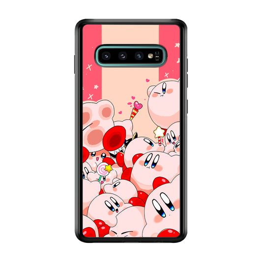 Kirby Cute Party Samsung Galaxy S10 Plus Case