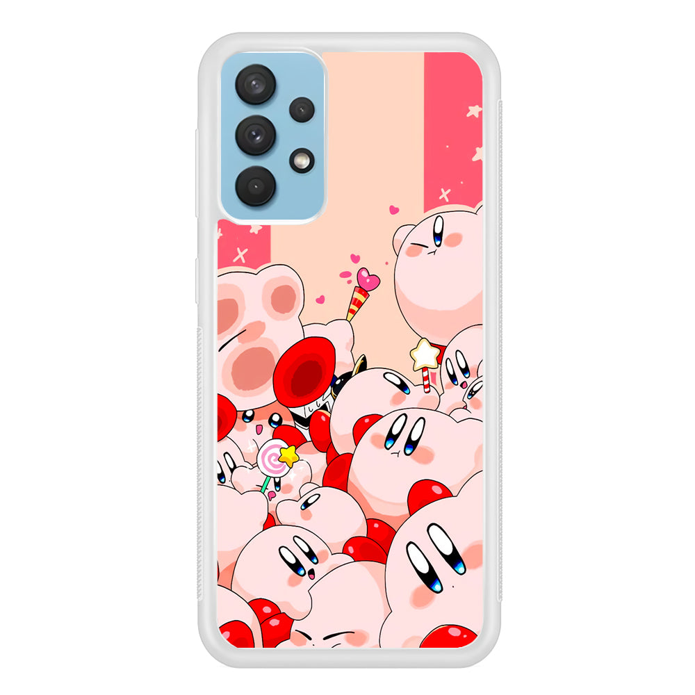 Kirby Cute Party Samsung Galaxy A32 Case