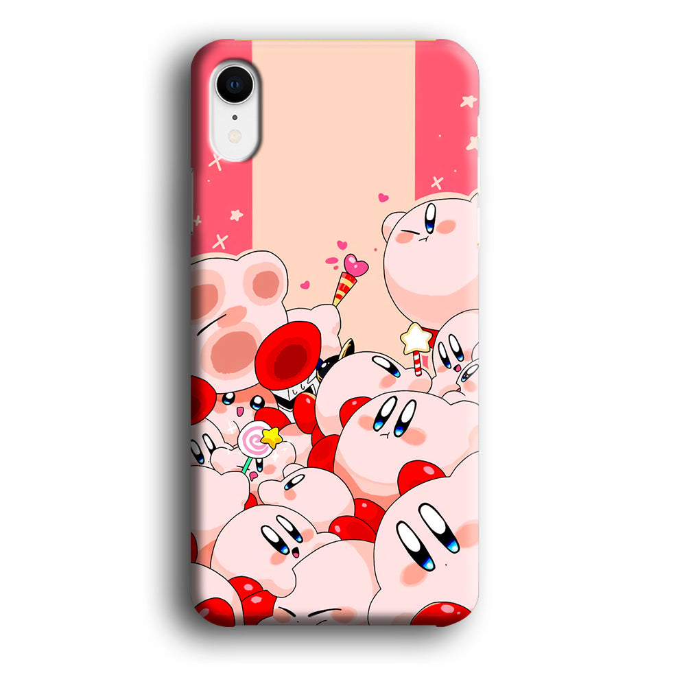 Kirby Cute Party iPhone XR Case