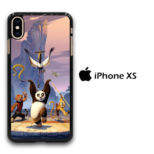 Kung Fu Panda Beattle Mode iPhone Xs Case