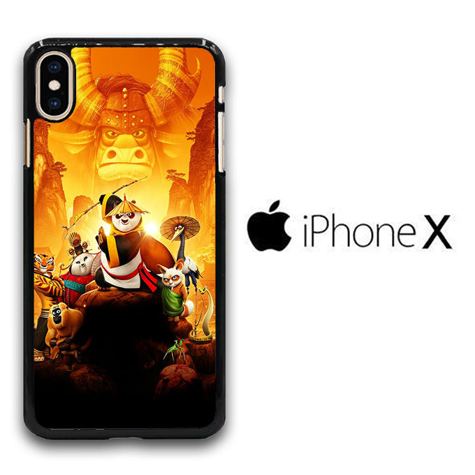 Kung Fu Panda Squad Wallpaper iPhone X Case