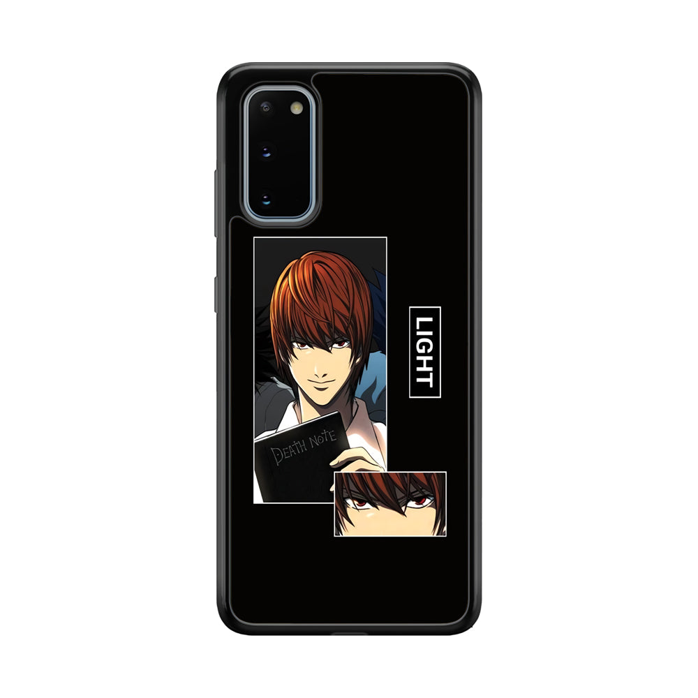 Light Yagami Death Note Book Samsung Galaxy S20 Case