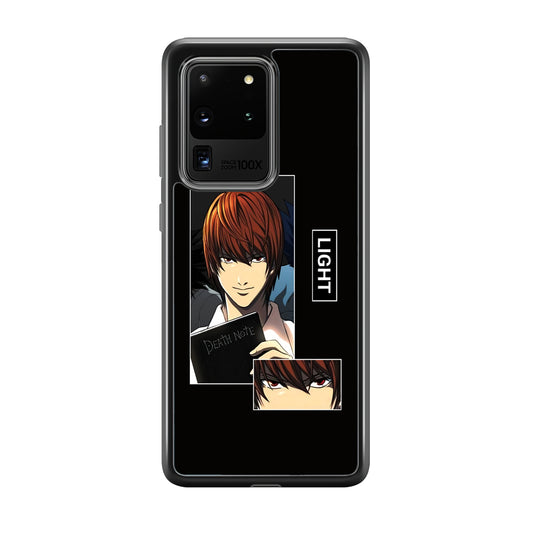 Light Yagami Death Note Book Samsung Galaxy S20 Ultra Case