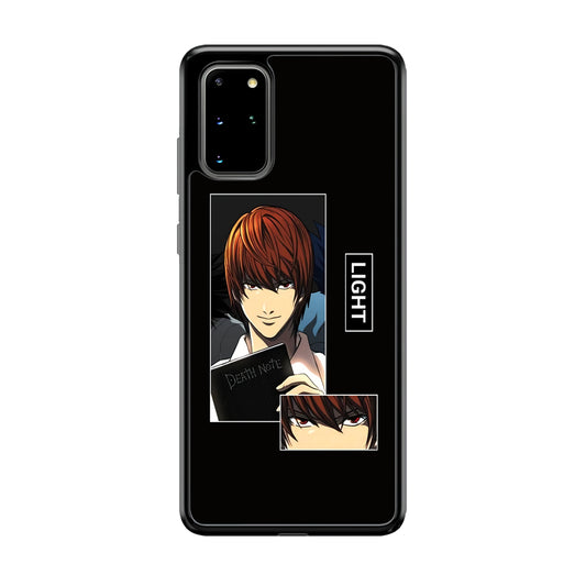 Light Yagami Death Note Book Samsung Galaxy S20 Plus Case