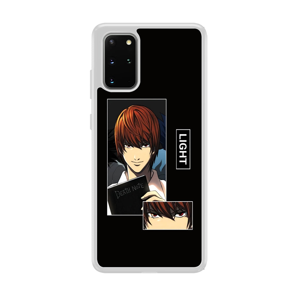 Light Yagami Death Note Book Samsung Galaxy S20 Plus Case