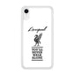 Liverpool YNWA Word iPhone XR Case