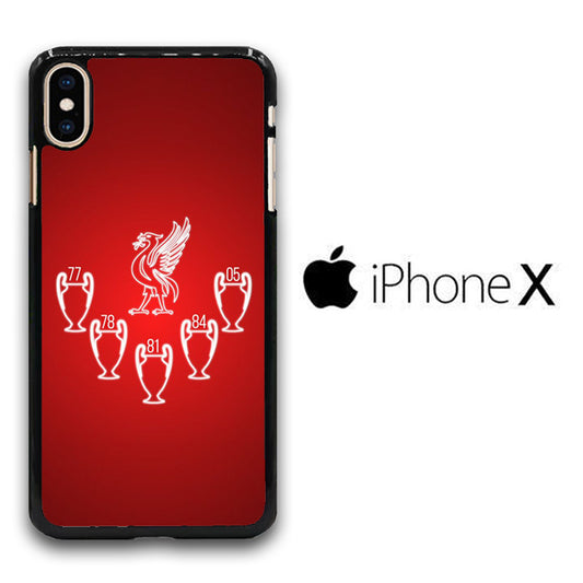 Liverpool Champions League Trophy iPhone X Case