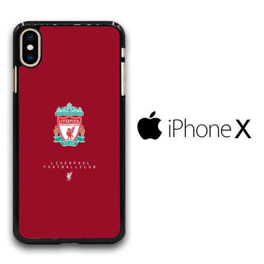 Liverpool Maroon Logo iPhone X Case
