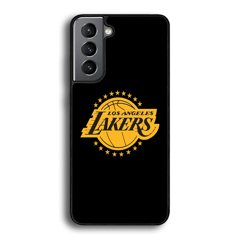 Los Angeles Lakers Black Logo Samsung Galaxy S21 Plus Case - Ezzystore