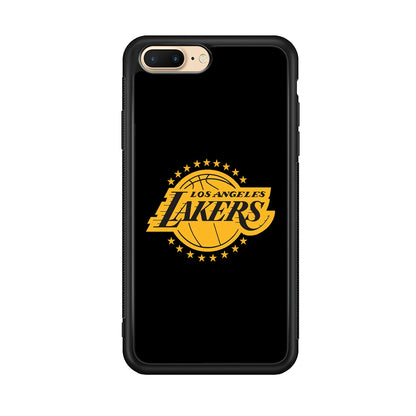 Los Angeles Lakers Black Logo iPhone 8 Plus Case