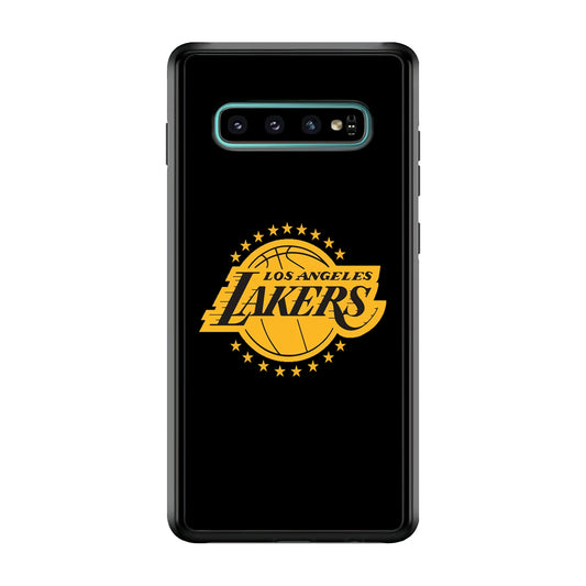 Los Angeles Lakers Black Logo Samsung Galaxy S10 Case