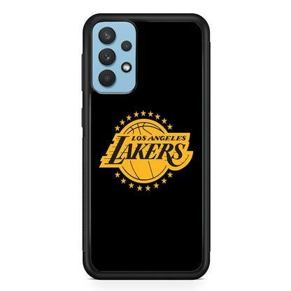 Los Angeles Lakers Black Logo Samsung Galaxy A32 Case