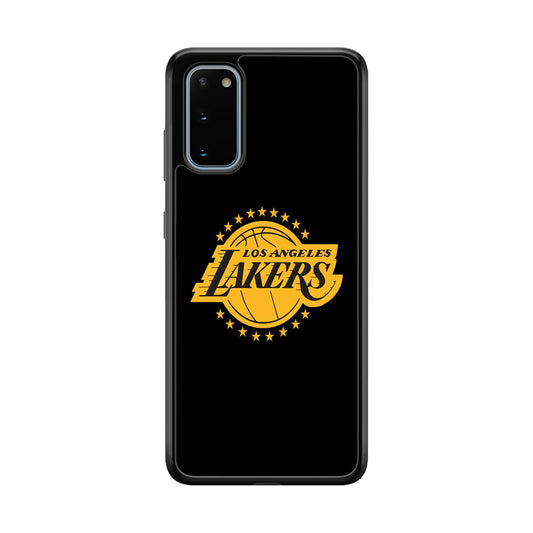 Los Angeles Lakers Black Logo Samsung Galaxy S20 Case