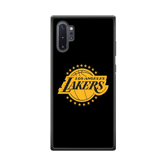 Los Angeles Lakers Black Logo Samsung Galaxy Note 10 Plus Case