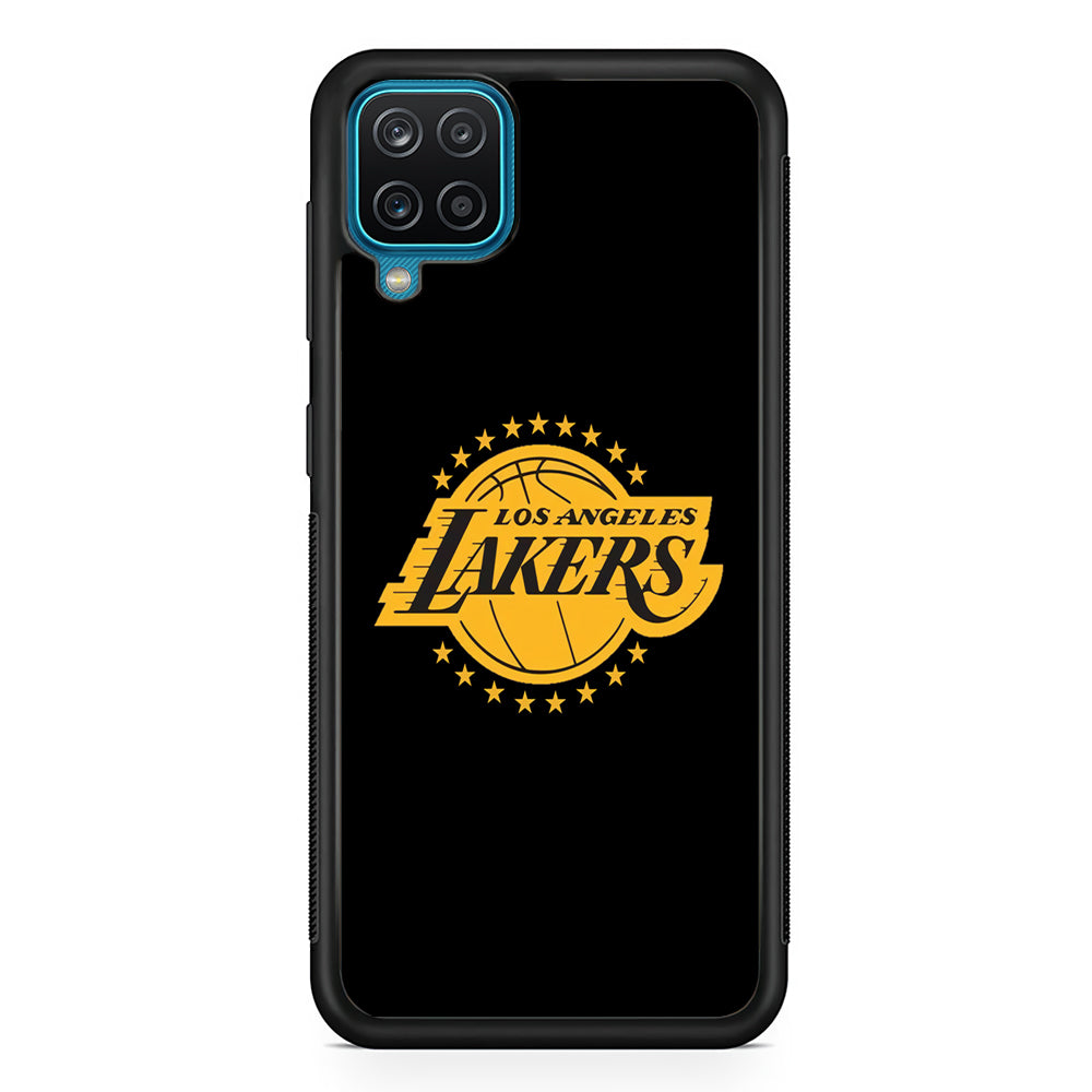 Los Angeles Lakers Black Logo Samsung Galaxy A12 Case