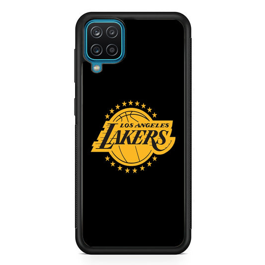 Los Angeles Lakers Black Logo Samsung Galaxy A12 Case