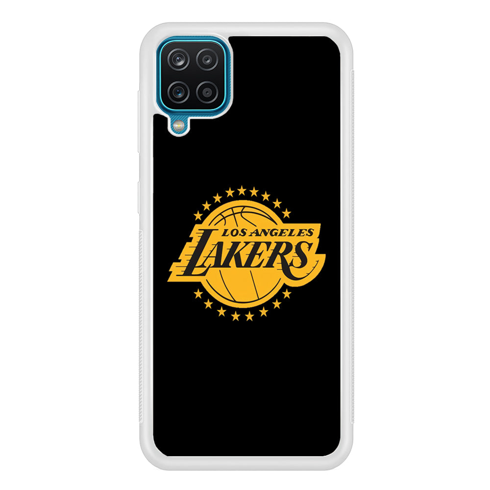 Los Angeles Lakers Black Logo Samsung Galaxy A12 Case