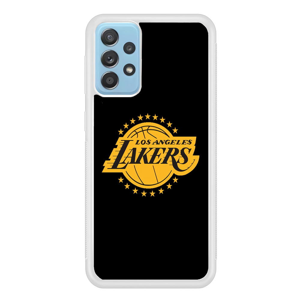 Los Angeles Lakers Black Logo Samsung Galaxy A52 Case