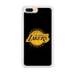 Los Angeles Lakers Black Logo iPhone 8 Plus Case