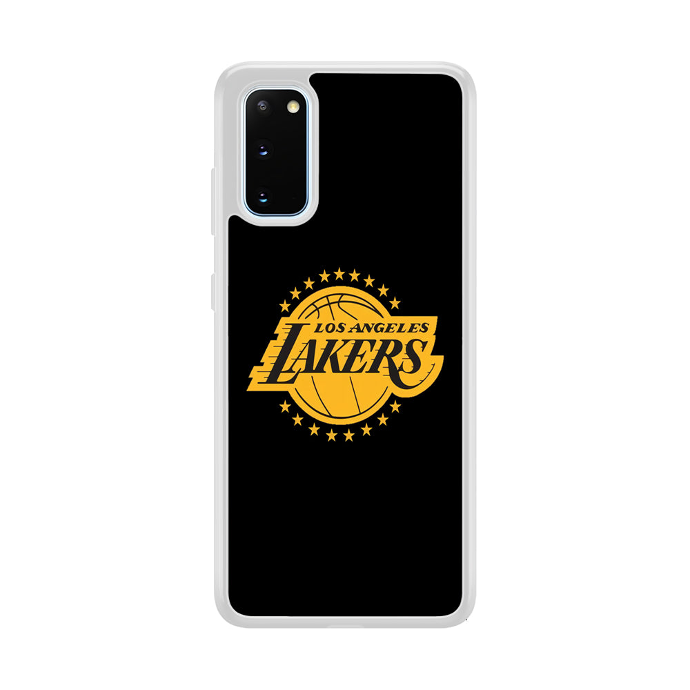 Los Angeles Lakers Black Logo Samsung Galaxy S20 Case