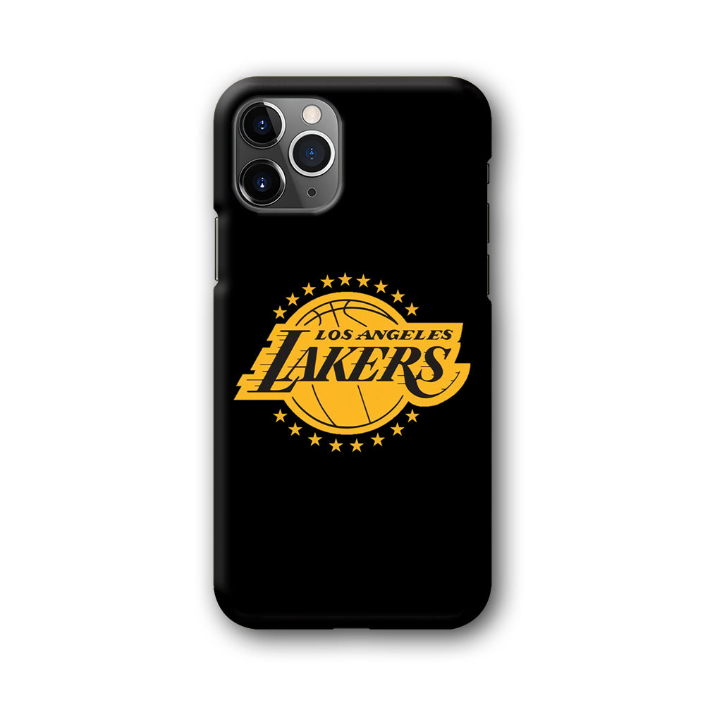 Los Angeles Lakers Black Logo iPhone 11 Pro Case