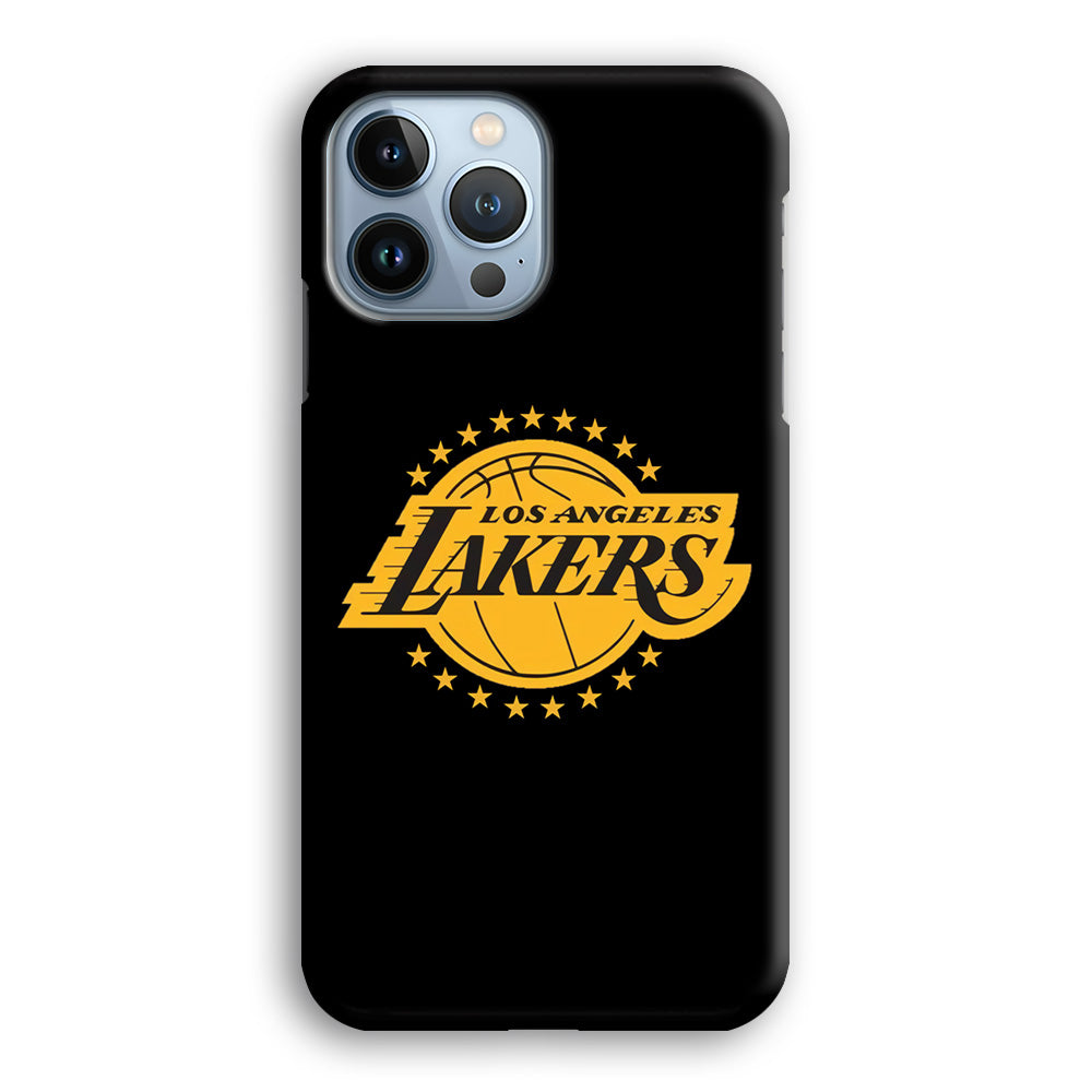 Los Angeles Lakers Black Logo iPhone 13 Pro Max Case