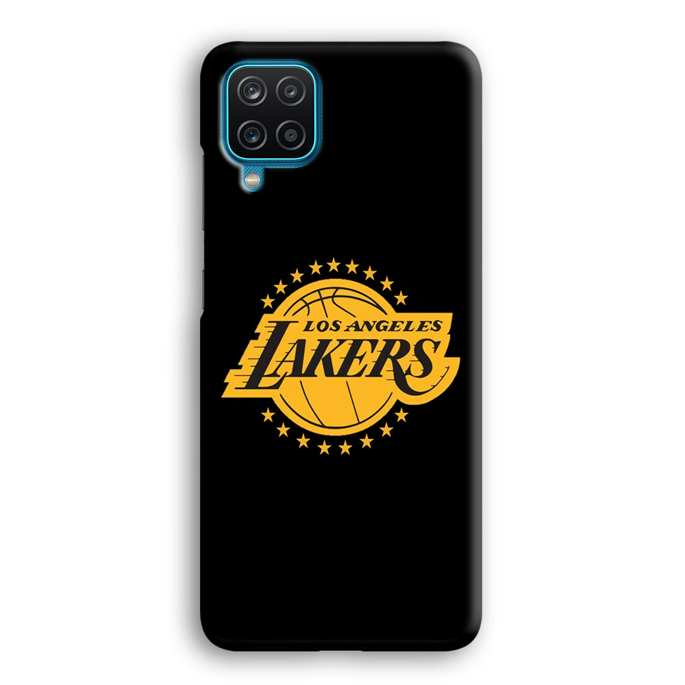 Los Angeles Lakers Black Logo Samsung Galaxy A12 Case