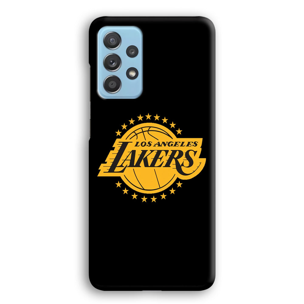 Los Angeles Lakers Black Logo Samsung Galaxy A52 Case