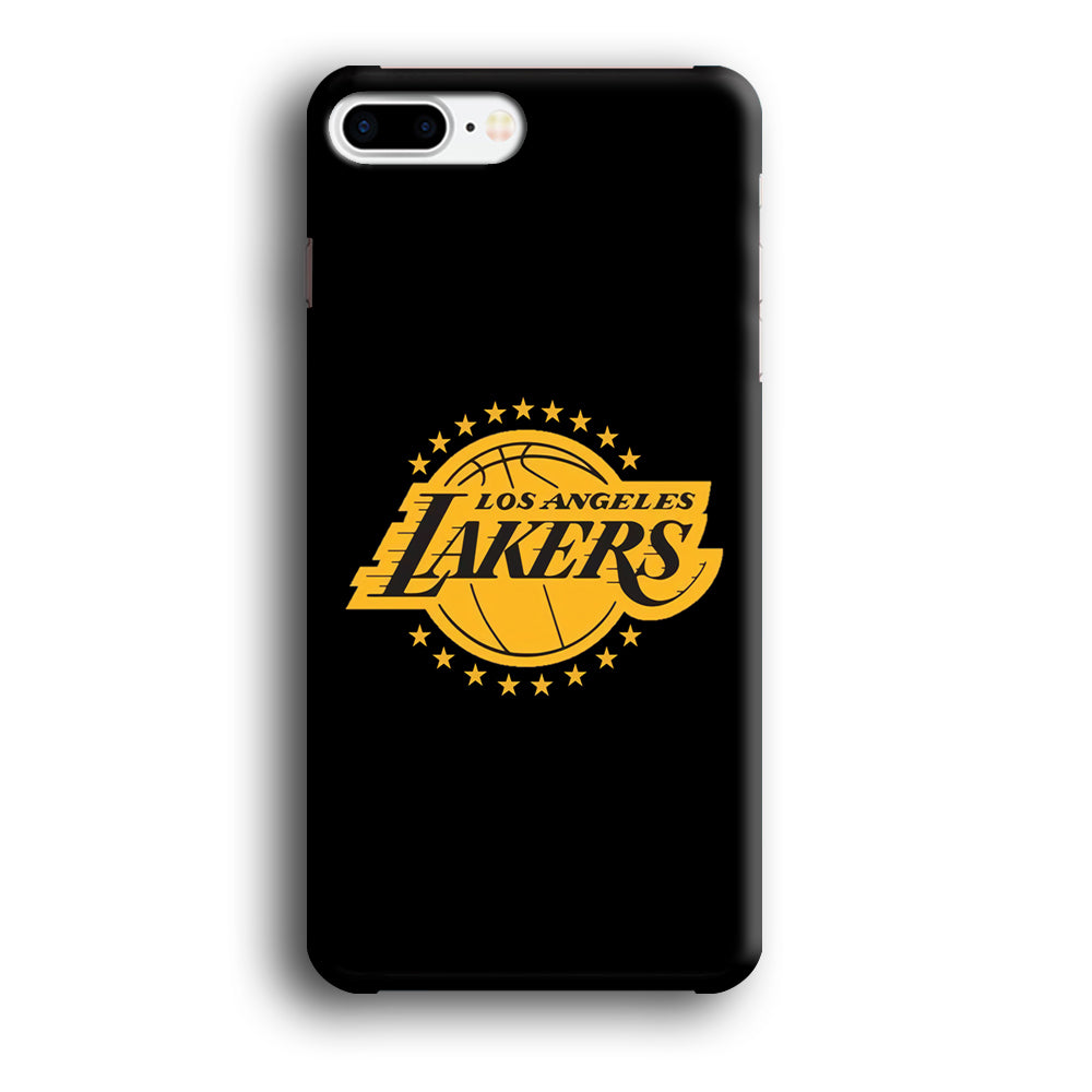 Los Angeles Lakers Black Logo iPhone 8 Plus Case