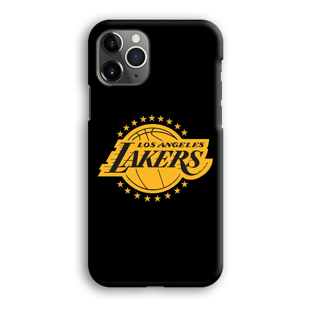 Los Angeles Lakers Black Logo iPhone 12 Pro Case