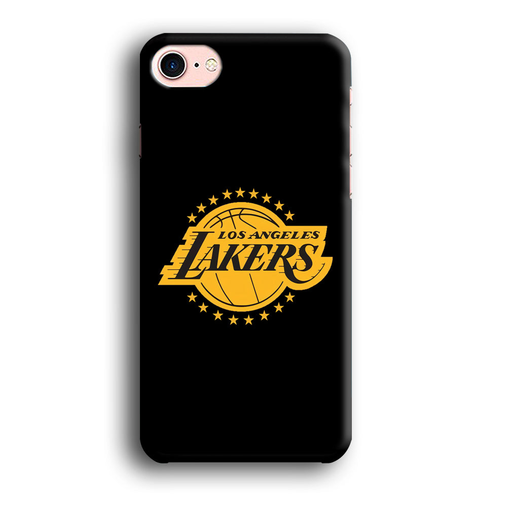 Los Angeles Lakers Black Logo iPhone 8 Case