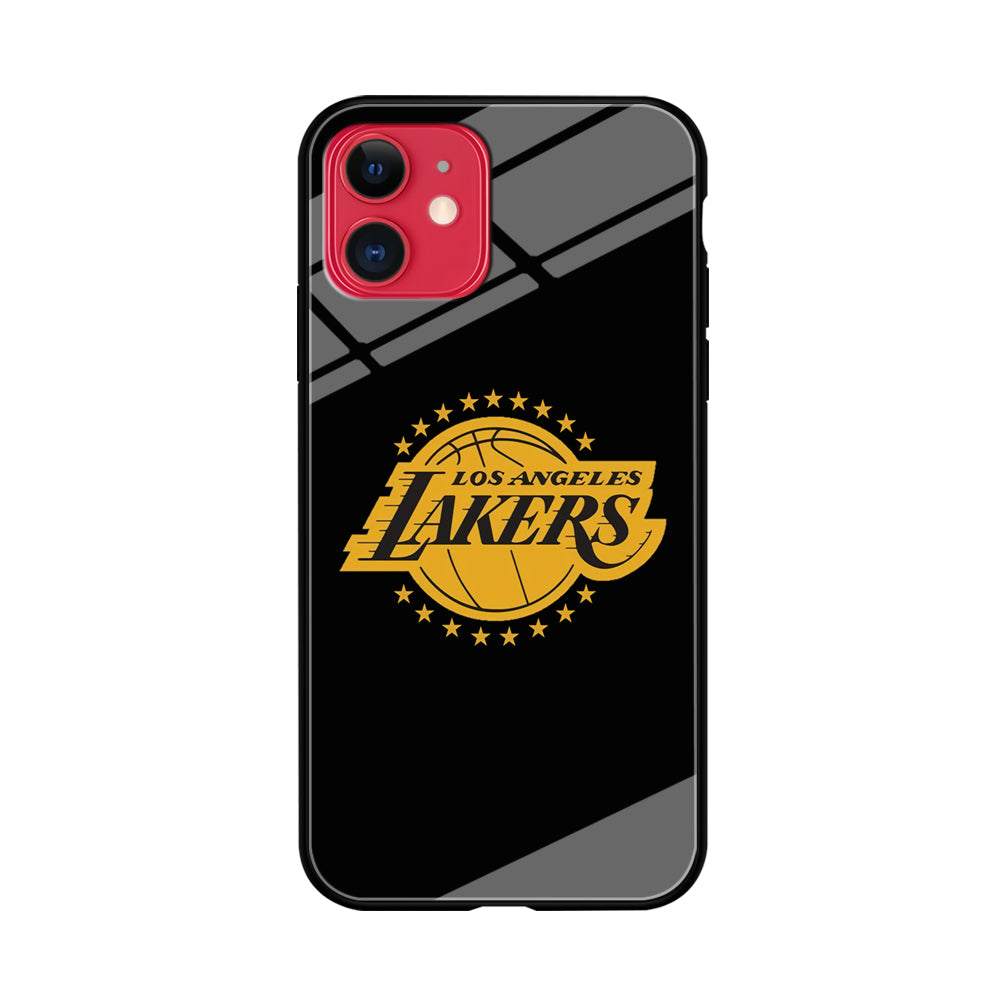 Los Angeles Lakers Black Logo iPhone 11 Case