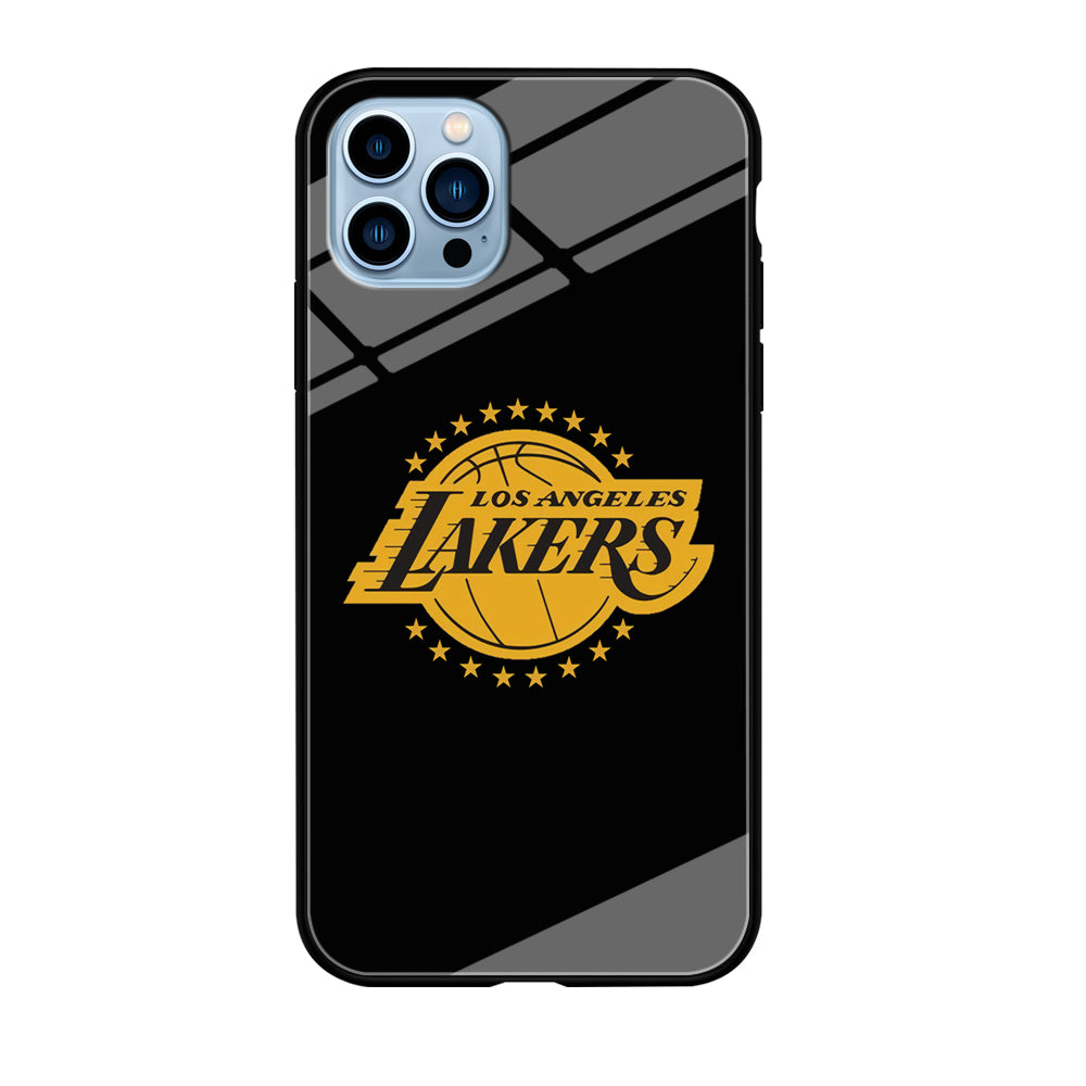 Los Angeles Lakers Black Logo iPhone 12 Pro Case