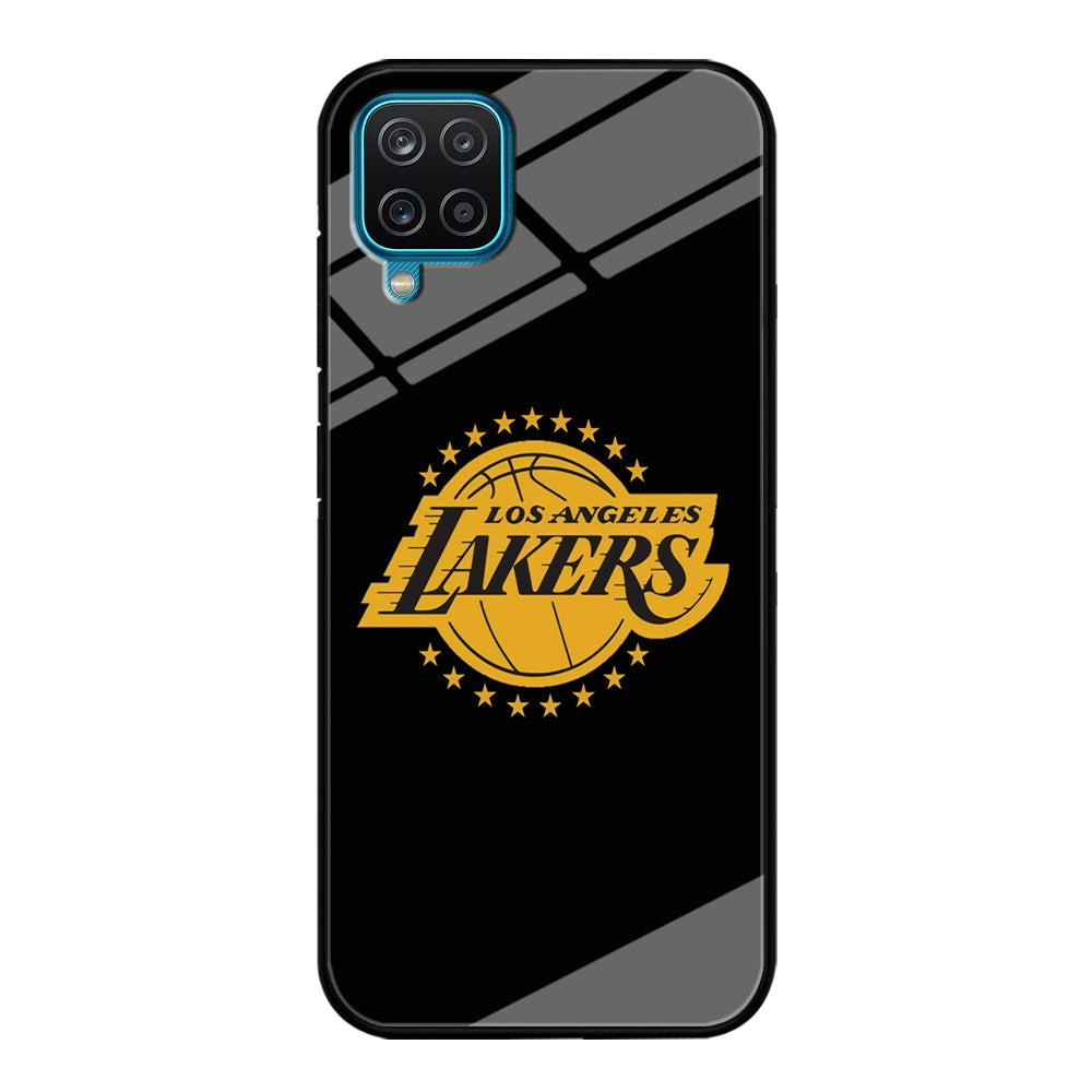 Los Angeles Lakers Black Logo Samsung Galaxy A12 Case