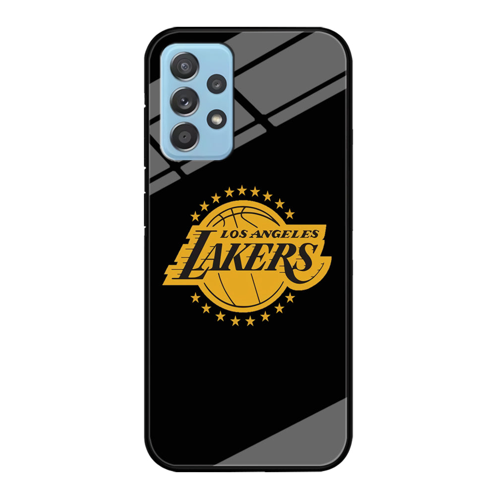 Los Angeles Lakers Black Logo Samsung Galaxy A52 Case