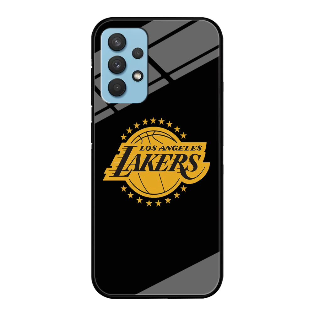 Los Angeles Lakers Black Logo Samsung Galaxy A32 Case