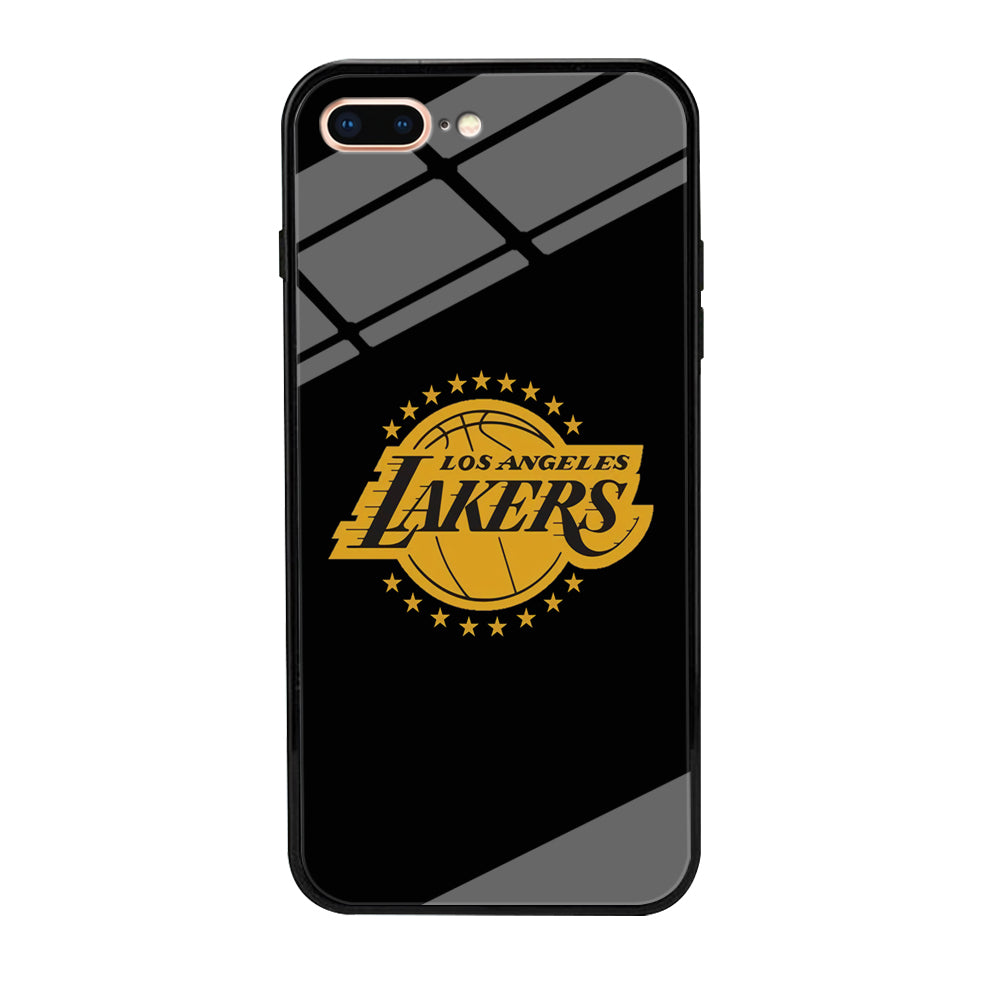 Los Angeles Lakers Black Logo iPhone 8 Plus Case