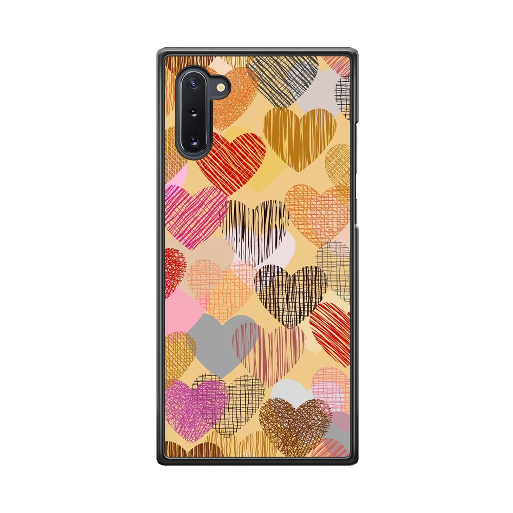 Love Aesthetic Soft Colour Samsung Galaxy Note 10 Case