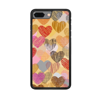 Love Aesthetic Soft Colour iPhone 7 Plus Case