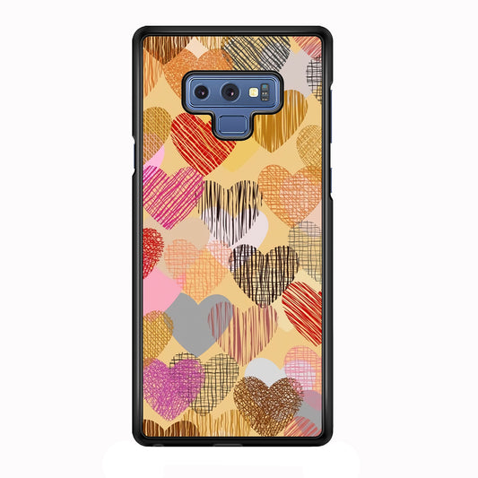 Love Aesthetic Soft Colour Samsung Galaxy Note 9 Case