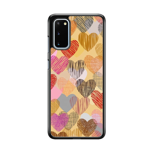 Love Aesthetic Soft Colour Samsung Galaxy S20 Case