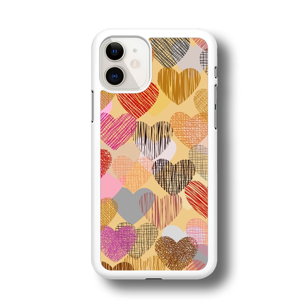 Love Aesthetic Soft Colour  iPhone 11 Case