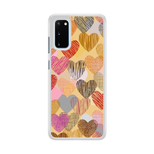 Love Aesthetic Soft Colour Samsung Galaxy S20 Case