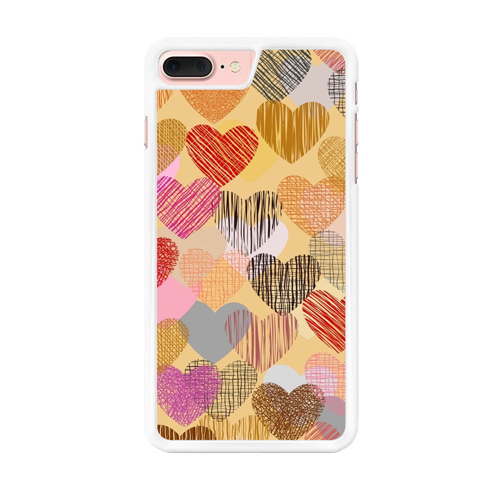 Love Aesthetic Soft Colour iPhone 8 Plus Case