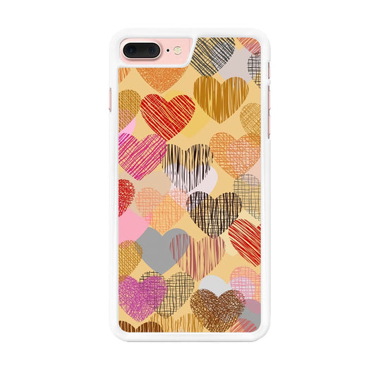 Love Aesthetic Soft Colour iPhone 7 Plus Case