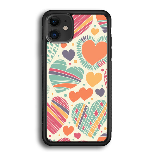Love Cute White iPhone 12 Case