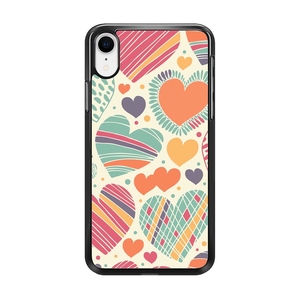 Love Cute White iPhone XR Case