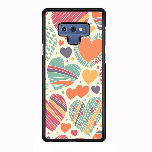 Love Cute White Samsung Galaxy Note 9 Case