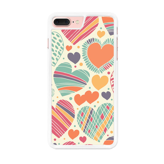 Love Cute White iPhone 8 Plus Case